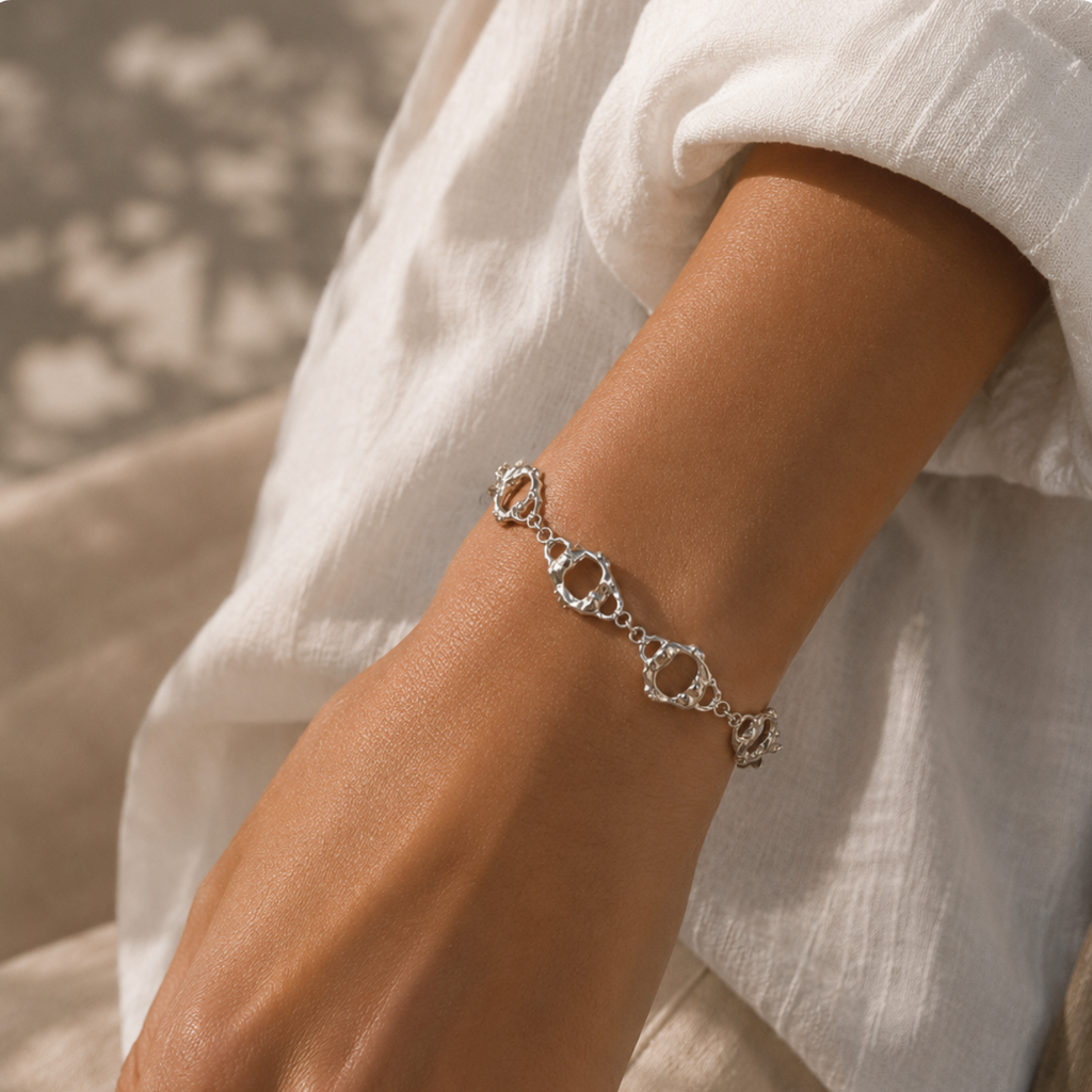 Atlas Sterling Silver Signature Bracelet